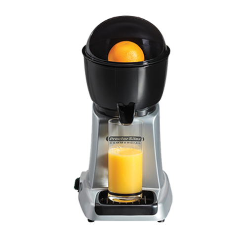 Hamilton Beach 66900 Proctor-Silex Citrus Juicer Electric Countertop with Stainless Steel Reamers and Drip Tray
