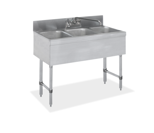 Steel Works SWBAR3B38 Underbar Sink Units