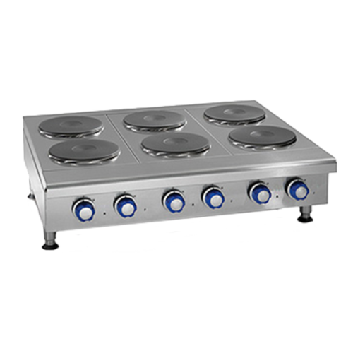 Imperial Range IHPA-1-12-E Hotplate Electric Countertop 12 Inch Round Plate Element Solid Top Infinite Controls
