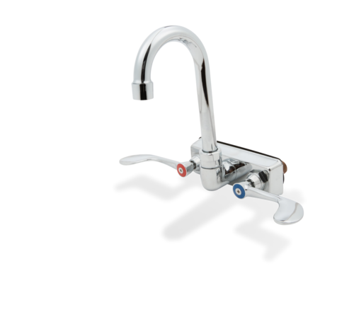 Steel Works SWFW-4-4GWRLL Faucet, Wall / Splash Mount