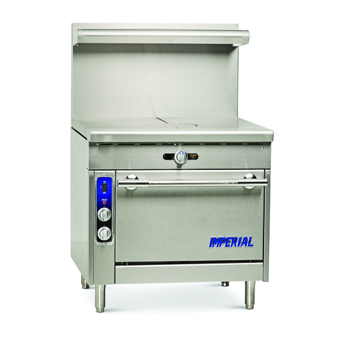 Imperial Range IHR-2FT-M Spec Series Heavy Duty Range Gas 36 Modular 2 18 French Tops Cast Iron Rings Manual Controls
