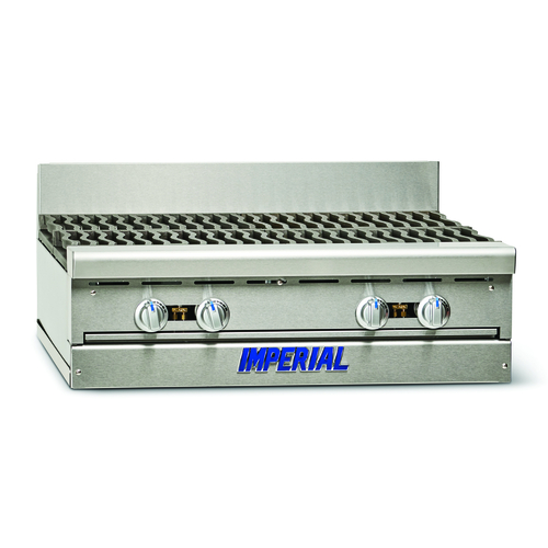 Imperial Range IHR-4-M Spec Series Heavy Duty Range Gas 36W Modular 4 Open Burners Cast Iron Grates Manual Controls