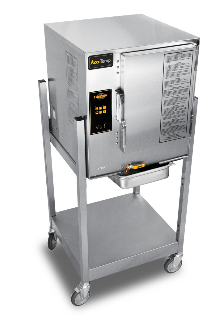 AccuTemp N61201D060 SGL Steamer, Convection, Gas, Boilerless, Floor Model