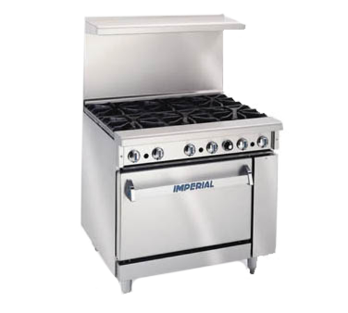 Imperial Range IR-2-G24-XB Pro Series Restaurant Range Gas 36 Inch 2 Open Burners 24 Inch Griddle Stainless Steel