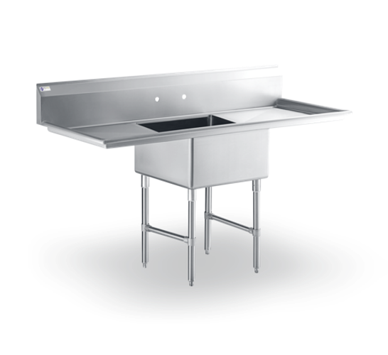 Steel Works SWS1C162012-24LR-318 Sink, (1) One Compartment