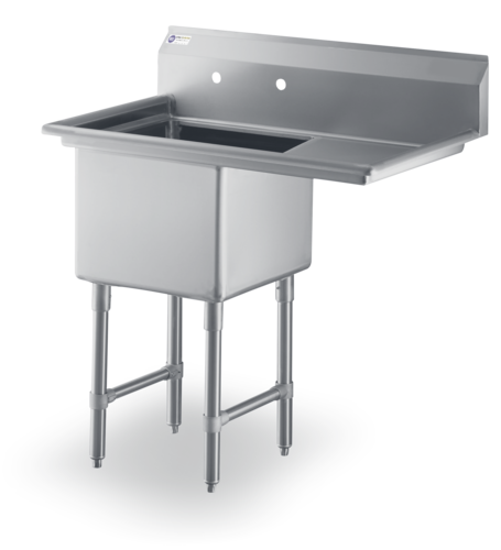 Steel Works SWS1C242414-18R-316 Sink, (1) One Compartment