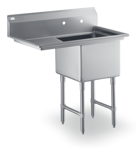 Steel Works SWS1C242414-24L-316 Sink, (1) One Compartment