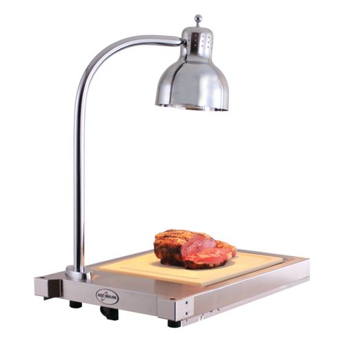 Alto-Shaam CS-100 Hot Carving Shelf 31x18 Stainless Steel Infrared Lamp with Toggle Switch and Cutting Board