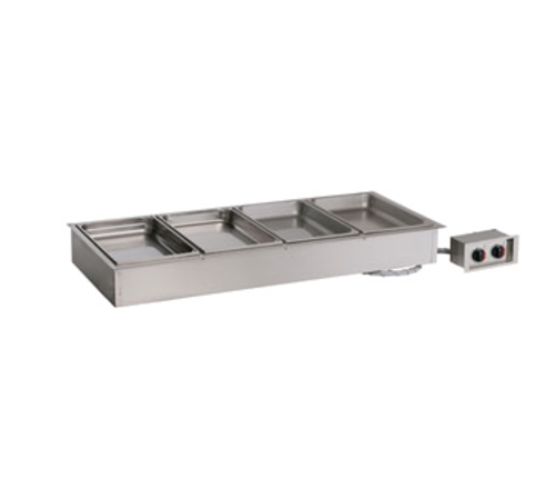 Alto-Shaam 400-HW/D4 Halo Heat Hot Food Well Unit Drop-In Electric 4 Pan Capacity Stainless Steel EcoSmart
