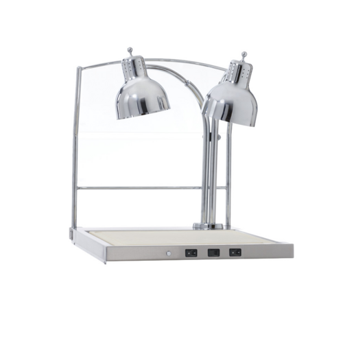 Alto-Shaam CS-200/S Hot Carving Shelf 33x25-3/4x30-15/16 Infrared Lamp with Clear Glass Breath Guard