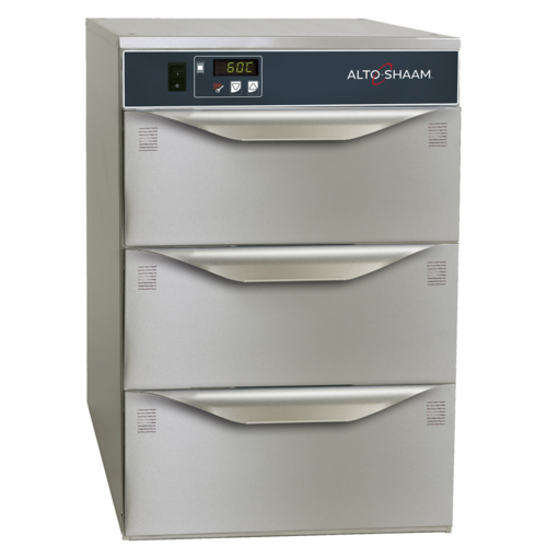 Alto-Shaam 500-3DN Halo Heat Narrow Warming Drawer Free Standing Three Drawer Digital Controller Stainless Steel