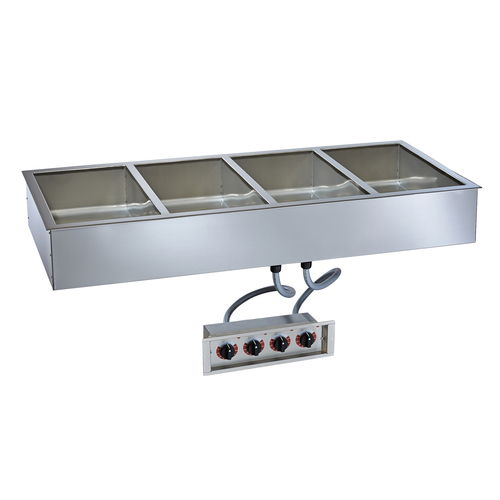 Alto-Shaam 400-HWILF/D4 Halo Heat Hot Food Well Unit Electric Drop-In 4 Pan Capacity Stainless Steel EcoSmart
