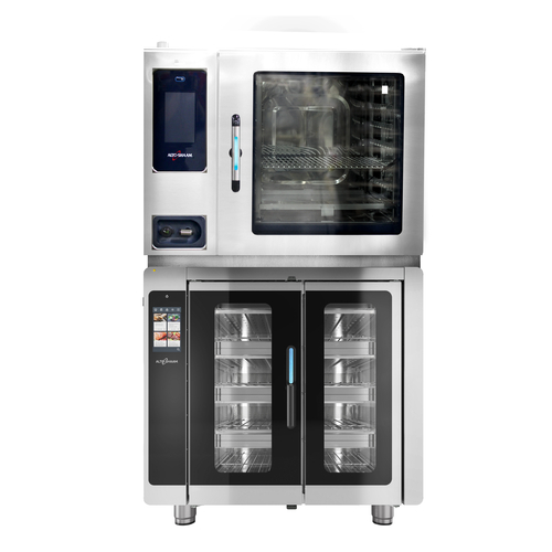 Alto-Shaam 5032550 Stacking Hardware Combi over Vector F Gas Mobile Base for Bottom Unit GAS Units Only