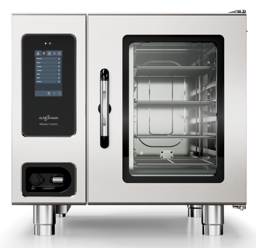 Alto-Shaam 6-10G CLASSIC Prodigi Classic Combi Oven Steamer Gas Boiler Free Countertop 43 BTU Touch Screen