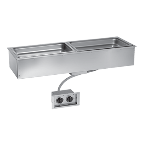 Alto-Shaam 200-HWIS/D6 Halo Heat Hot Food Well Unit Drop-In Electric 44-3/8W x 14-15/16D 2 Pan Capacity