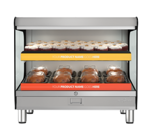 Alto-Shaam HSM-36/2S/T/F HSM Series Hot Food Merchandiser Flat Top Countertop 36 Inch Self Service 72 lb Capacity