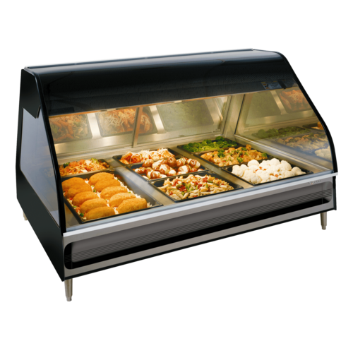 Alto-Shaam ED3-48 Heated Display Case 48 inch Countertop Full Service with Halo Heat Technology