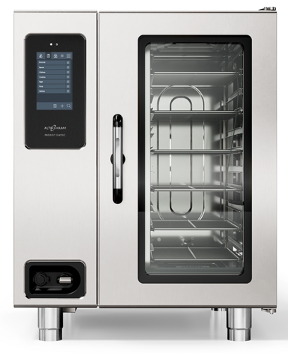 Alto-Shaam 10-10G CLASSIC Prodigi Classic Combi Oven Steamer Gas Boiler Free Countertop 70K BTU Touch Screen
