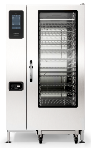 Alto-Shaam 20-20G CLASSIC Prodigi Classic Combi Oven Steamer Gas Boiler Free Floor Model with Roll In Cart