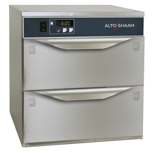 Alto-Shaam 500-2DN Halo Heat Narrow Warming Drawer Two Drawer Digital Controller Stainless Steel EcoSmart