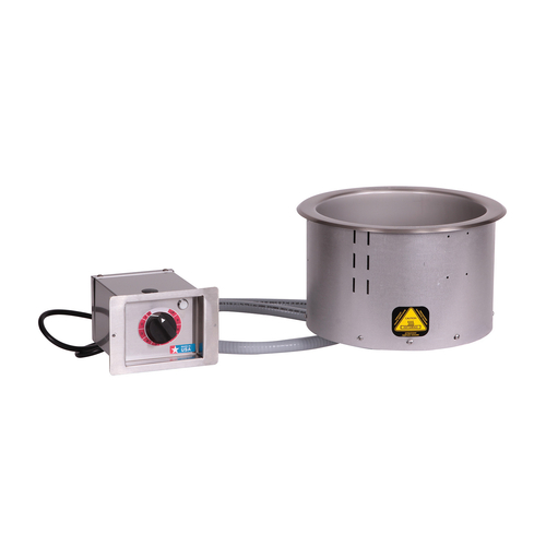 Alto-Shaam 1100-RW Halo Heat Hot Food Round Soup Well Drop-In Electric 11 Quart Adjustable Thermostat Stainless Steel EcoSmart
