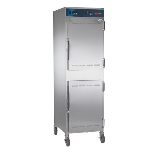 Alto-Shaam 1000-UP Halo Heat Heated Holding Cabinet Mobile Double Compartment Adjustable Thermostats Heavy Duty