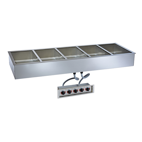 Alto-Shaam 500-HWILF/D6 Halo Heat Hot Food Well Unit Electric Drop-In 5 Pan Capacity Stainless Steel EcoSmart