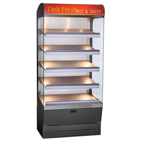 Alto-Shaam HSM-36/5S/T HSM Series Hot Food Merchandiser 36 Inch Self Service 120 lb Capacity 5 Heated Shelves