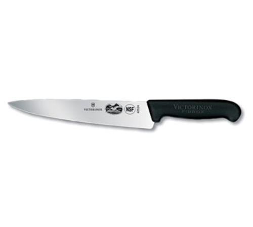 Victorinox 5.2003.22 Chef's Knife 9 inch blade 1-1/2 inch width black Fibrox Pro handle slip resistant NSF