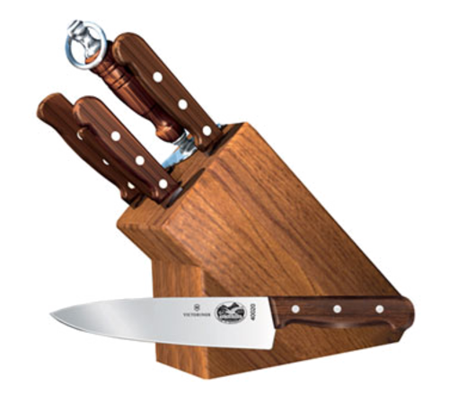 Victorinox 5.1190.7-X1 Flank and Shoulder Knife 8 inch Stiff Blade 1-1/2 inch Width Wood Handle