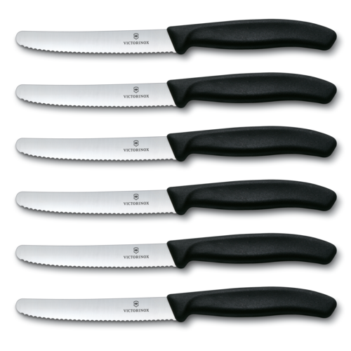 Victorinox 6.7833-X8 Swiss Classic 6Piece Steak Set High Carbon Stainless Steel Blade NSF Approved