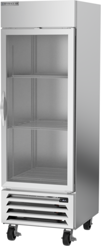 Beverage Air HBR23HC-1-G Horizon Series Refrigerator Reach In One Section 23.32 Cu Ft Capacity Glass Door