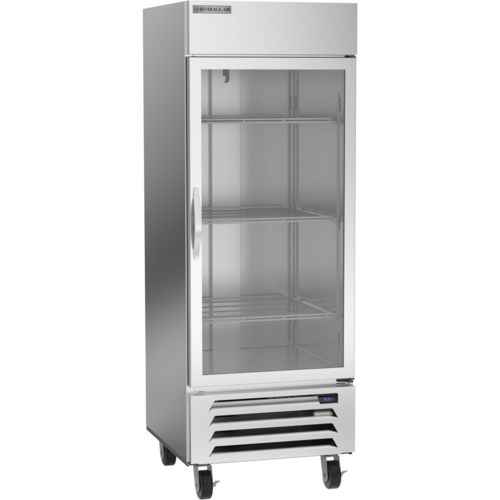 Beverage Air HBR27HC-1-G Horizon Series Refrigerator Reach In One Section 25.97 Cu Ft Capacity Glass Door