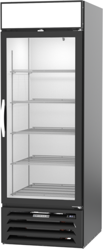 Beverage Air MMR23HC-1-B MarketMax Refrigerated Merchandiser Reach In One Section 23.32 Cu Ft Capacity
