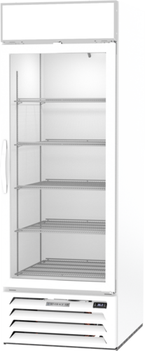 Beverage Air MMR23HC-1-W MarketMax Refrigerated Merchandiser One Section 23.32 cu ft Capacity with Glass Door