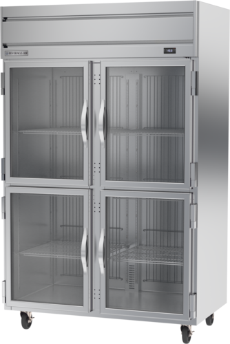 Beverage Air HFPS2HC-1HG Horizon Series Freezer Two Section 46.29 cu ft with Glass Doors and Adjustable Shelves