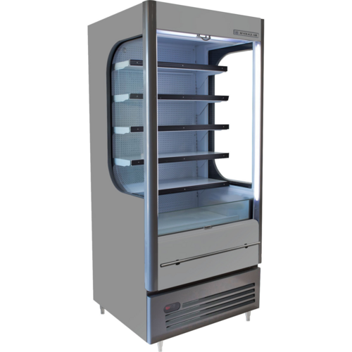 Beverage Air VMHC-12-1-G Vuemax Series Open-Air Merchandiser 12.15 cu ft Capacity LED Lighting Automatic Defrost