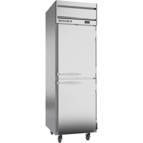 Beverage Air HF1HC-1HS Horizon Series Freezer Reach In One Section 21 Cu Ft Stainless Steel Doors LED Lighting