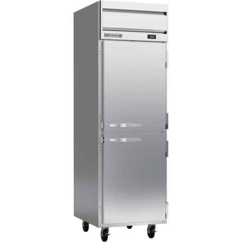 Beverage Air HR1HC-1HS Horizon Series Refrigerator Reach In One Section 21.17 Cu Ft Stainless Steel Front