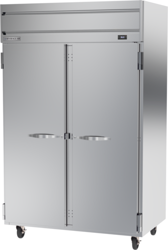 Beverage Air HRPS2HC-1S Horizon Series Refrigerator Two Section 45.2 cu ft Stainless Steel LED Lighting