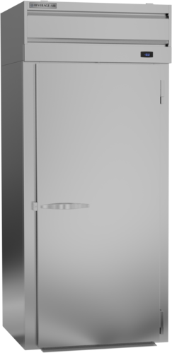 Beverage Air PFI1HC1AS Freezer Roll-In One Section 34.86 cu ft Full Height Locking Door LED Lighting Stainless Steel