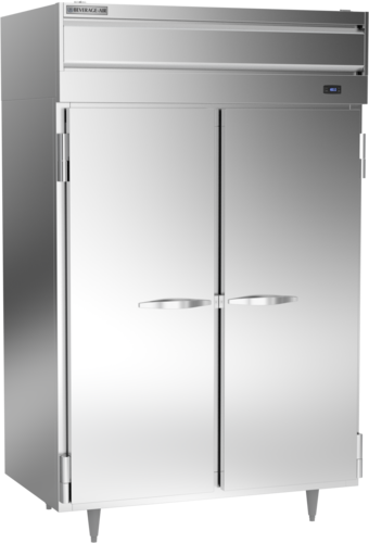 Beverage Air PH2-1S Warming Cabinet Reach In Two Section 43.3 cu ft Full Height Doors Cylinder Lock Silver Shelves