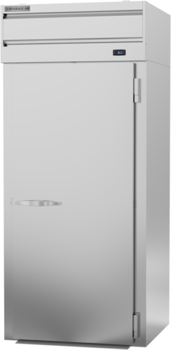 Beverage Air PRI1HC-1AS P-Series Roll-in Refrigerator 34.86 cu ft Solid Door LED Lighting Made in USA