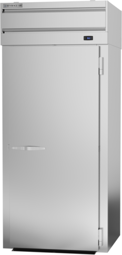 Beverage Air PRT1HC-1AS P-Series Roll-Thru Refrigerator 38.69 cu ft Top-Mounted Self-Contained LED Lighting