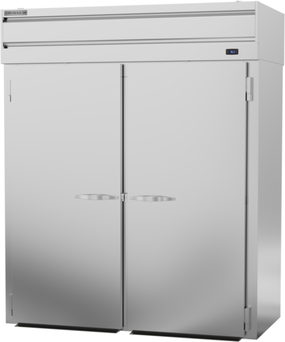 Beverage Air PRT2HC-1AS P-Series Roll-Thru Two-Section Refrigerator 78.49 cu ft LED Lighting Stainless Steel