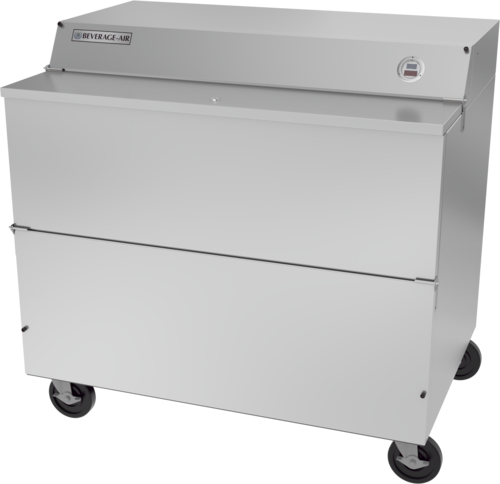 Beverage Air SMF49HC-1-S School Milk Cooler 49 Inch Forced Air Digital Thermometer Stainless Steel Auto Defrost