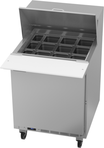 Beverage Air SPE27HC-12M Mega Top Refrigerated Counter 27 inch One Section Stainless Steel 6.76 cu ft