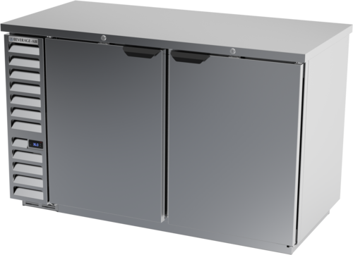 Beverage Air BB58HC-1-S Refrigerated Back Bar Storage Cabinet 59W Two Section 21.86 cu ft Solid Doors