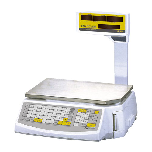 Skyfood LS-100 Easy Weigh Price Computing Scale with LCD Display and Built-in Thermal Printer