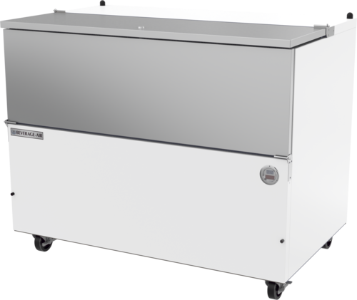 Beverage Air SM49HC-W School Milk Cooler Cold Wall 49 Inch 20 Cu Ft Single Access White Exterior